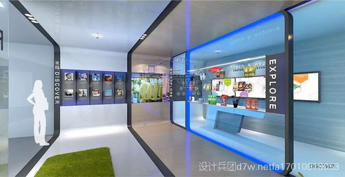 再也不怕單面開！15套一面開放展臺設計 · 單開旋轉屏蔽門